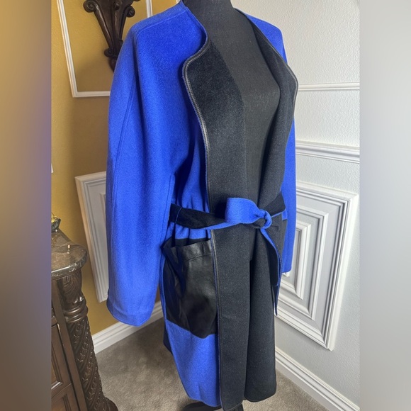 New without tags - Lafayette 148 New York Reversible Wool & Angora Jacket - Picture 5 of 17